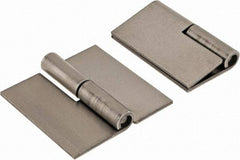 Made in USA - 2" Wide x 0.075" Thick, Slip Joint Hinge - Steel, Plain Finish - Industrial Tool & Supply