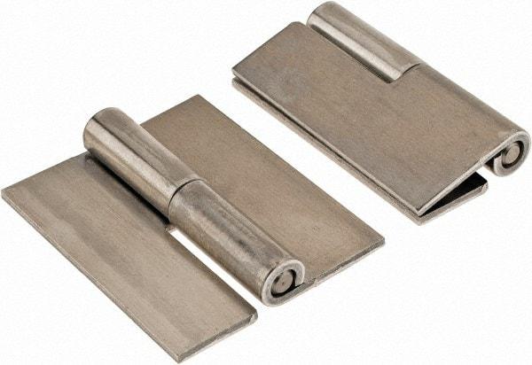Made in USA - 1.68" Wide x 0.075" Thick, Slip Joint Hinge - Aluminum, Plain Finish - Industrial Tool & Supply