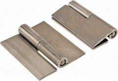 Made in USA - 1.68" Wide x 0.075" Thick, Slip Joint Hinge - Aluminum, Plain Finish - Industrial Tool & Supply