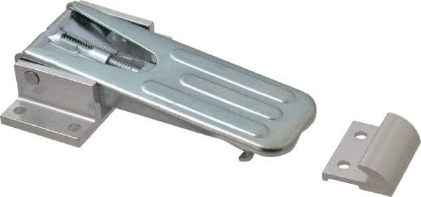 Value Collection - 4.73" Long x 3" Wide, 1046 Series Latch - Steel Lever, Aluminum Base, with Zinc Finish - Industrial Tool & Supply