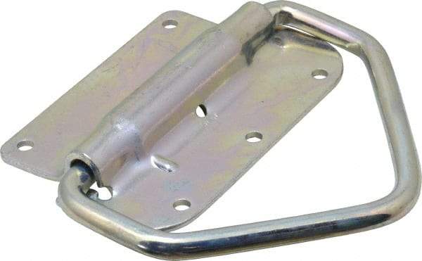 Value Collection - HD 180° Swing Lifting Grapple - 4-3/4" Wide x 4-3/4" High, Zinc Plated - Industrial Tool & Supply
