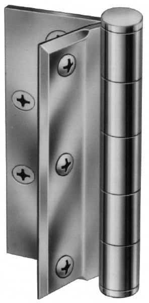Stanley - 4" Long x 4" Wide Steel Full Mortise Commercial Hinge - Industrial Tool & Supply