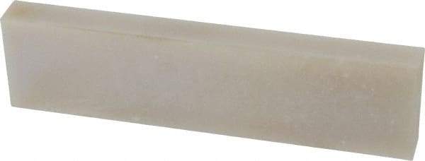 Made in USA - 4" Long x 1" Wide x 3/8" Thick, Novaculite Sharpening Stone - Rectangle - Industrial Tool & Supply