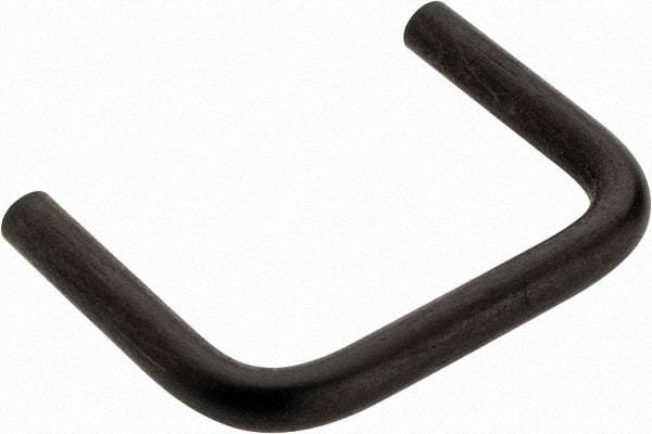 Electro Hardware - 4-40 Internal Thread, 5/32" Handle Diam, Black Anodized Aluminum Drawer Pull - 1-1/4" Center to Center - Industrial Tool & Supply