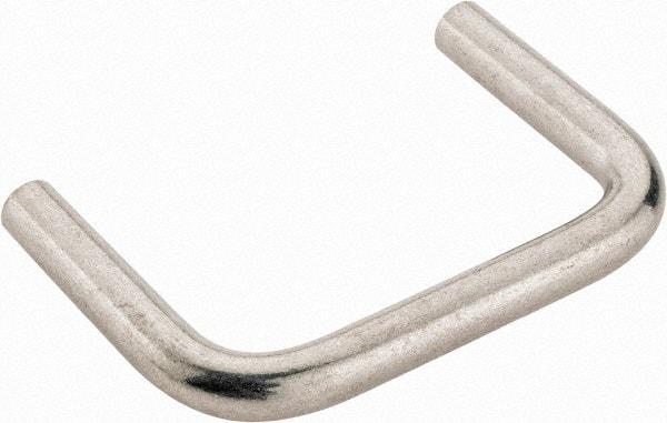 Electro Hardware - Round Handle - Plain, Aluminum, 2" Center to Center - Industrial Tool & Supply