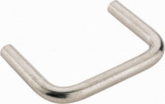 Electro Hardware - Round Handle - Plain, Aluminum, 2" Center to Center - Industrial Tool & Supply
