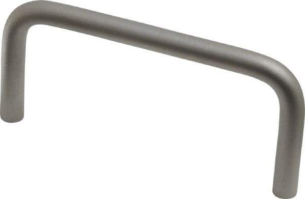 Electro Hardware - Round Handle - Plain, Aluminum, 3" Center to Center - Industrial Tool & Supply