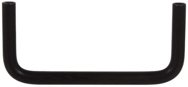 Electro Hardware - Round Handle - Clear Finish, Aluminum, 2" Center to Center - Industrial Tool & Supply