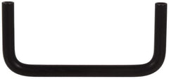 Electro Hardware - Round Handle - Nickel Plated, Brass, 4" Center to Center - Industrial Tool & Supply