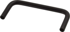 Electro Hardware - Round Handle - Black Coated, Aluminum, 3" Center to Center - Industrial Tool & Supply