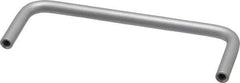Electro Hardware - Round Handle - Plain, Aluminum, 4" Center to Center - Industrial Tool & Supply
