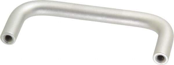 Electro Hardware - 8-32 Internal Thread, 5/16" Handle Diam, Plain Aluminum Drawer Pull - 3" Center to Center - Industrial Tool & Supply