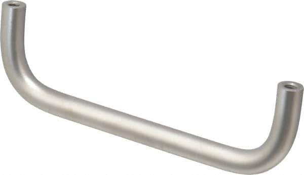 Electro Hardware - 8-32 Internal Thread, 5/16" Handle Diam, Plain Stainless Steel Drawer Pull - 4" Center to Center - Industrial Tool & Supply