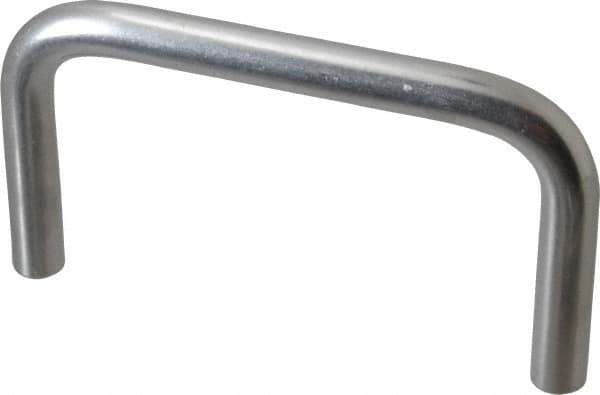 Electro Hardware - Round Handle - Plain, Aluminum, 5" Center to Center - Industrial Tool & Supply