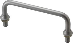 Electro Hardware - Round Handle - Plain, Aluminum, 4-1/4" Center to Center - Industrial Tool & Supply