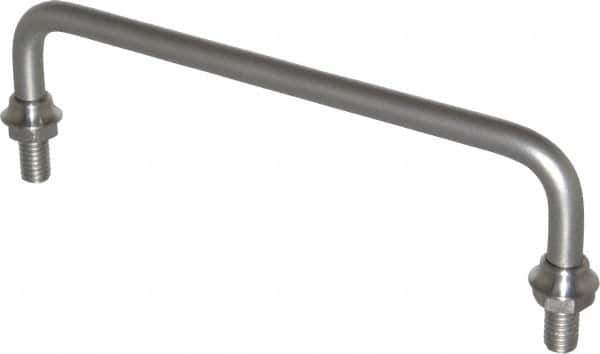 Electro Hardware - Round Handle - Plain, Stainless Steel, 6" Center to Center - Industrial Tool & Supply