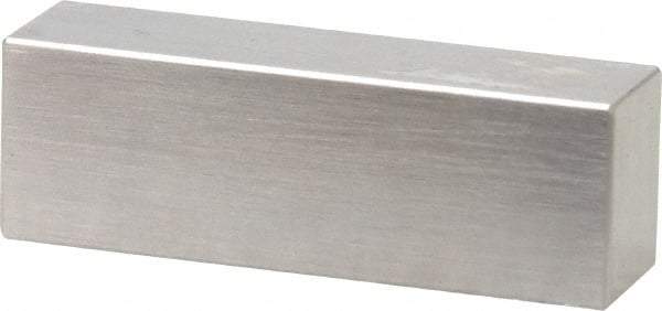 Mitutoyo - 0.45" Rectangular Steel Gage Block - Accuracy Grade 0, Includes Certificate of Inspection - Industrial Tool & Supply