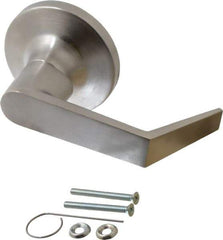 Yale - Grade 1 Dummy Lever Lockset - 2-3/4" Back Set, 6 Pin Para Keyway Cylinder, US26D/Satin Chrome Plated Finish - Industrial Tool & Supply
