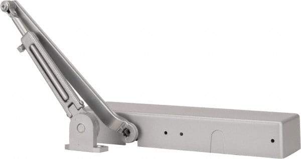 Norton Door Closers - Push & Pull Side Mount, Multi Size Closer Power Operated Damper - Aluminum Finish - Industrial Tool & Supply
