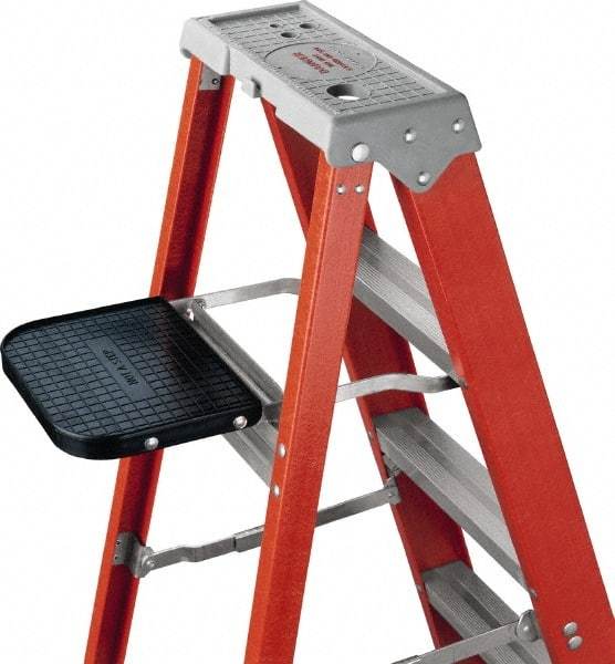 Louisville - UNV Plastic Pail Shelf - For Use with Step Ladders - Industrial Tool & Supply