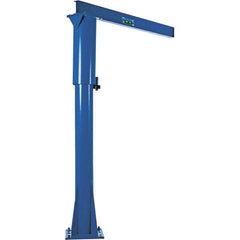 Vestil - 1,000 Lb Load Capacity, Steel Jib Crane - 6' Span - Industrial Tool & Supply