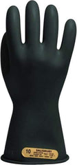Salisbury by Honeywell - Class 00, Size 2XL (11), 11" Long, Rubber Lineman's Glove - 500 AC Max Use Voltage, 2,500 AC Test Voltage, Black, ASTM D120 - Industrial Tool & Supply