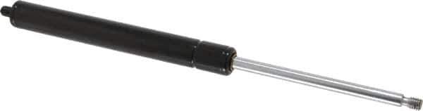 Value Collection - 0.24" Rod Diam, 0.59" Tube Diam, 40 Lb Capacity, Fixed Force Gas Spring - 9.6" Extended Length, 3.15" Stroke Length, Threaded End, Black Nitride Piston - Industrial Tool & Supply