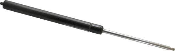 Value Collection - 0.32" Rod Diam, 0.75" Tube Diam, 20 Lb Capacity, Fixed Force Gas Spring - 15.25" Extended Length, 5" Stroke Length, Threaded End, Black Nitride Piston - Industrial Tool & Supply