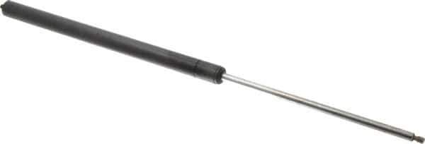 Value Collection - 0.32" Rod Diam, 0.75" Tube Diam, 90 Lb Capacity, Fixed Force Gas Spring - 19.63" Extended Length, 7" Stroke Length, Threaded End, Black Nitride Piston - Industrial Tool & Supply