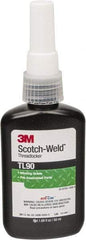 3M - 50 mL Bottle, Purple, Medium Strength Liquid Threadlocker - Series TL90, 24 hr Full Cure Time, Hand Tool Removal - Industrial Tool & Supply