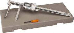 Mitutoyo - 10 to 200mm Range, 0.01mm Resolution, IP67 Electronic Caliper - Stainless Steel with 74.5mm Stainless Steel Jaws, 0.05mm Accuracy, SPC Output - Industrial Tool & Supply
