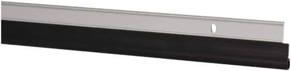 Pemko - 36" Long x 1-1/4" Wide, Head & Jamb Weatherstripping - Clear Anodized Aluminum Finish - Industrial Tool & Supply