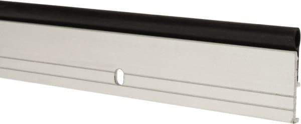 Pemko - 48" Long x 1-1/4" Wide, Head & Jamb Weatherstripping - Clear Anodized Aluminum Finish - Industrial Tool & Supply