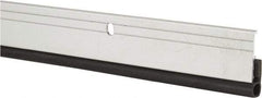 Pemko - 84" Long x 1-1/4" Wide, Head & Jamb Weatherstripping - Clear Anodized Aluminum Finish - Industrial Tool & Supply