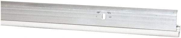 Pemko - 84" Long x 1-1/16" Wide, Head & Jamb Weatherstripping - Mill Finish Aluminum Finish - Industrial Tool & Supply
