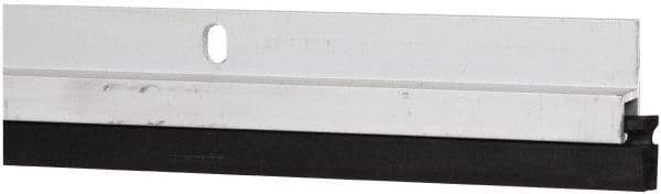 Pemko - 36" Long x 1-1/16" Wide, Heavy-Duty Head & Jamb Weatherstripping - Clear Anodized Aluminum Finish - Industrial Tool & Supply