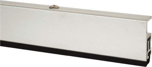 Pemko - 84" Long x 1-3/4" Wide, Adjustable Head & Jamb Weatherstripping - Clear Anodized Aluminum Finish - Industrial Tool & Supply