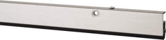 Pemko - 96" Long x 1-3/4" Wide, Adjustable Head & Jamb Weatherstripping - Clear Anodized Aluminum Finish - Industrial Tool & Supply