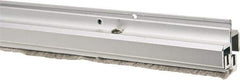 Pemko - 84" Long x 1-1/4" Wide, Adjustble Double Door Split Astragal Weatherstripping - Clear Anodized Aluminum Finish - Industrial Tool & Supply