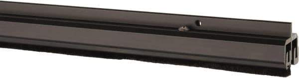 Pemko - 96" Long x 1-1/4" Wide, Adjustble Double Door Split Astragal Weatherstripping - Dark Bronze Anod. Aluminum Finish - Industrial Tool & Supply