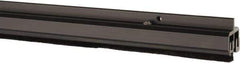 Pemko - 96" Long x 1-1/4" Wide, Adjustble Double Door Split Astragal Weatherstripping - Dark Bronze Anod. Aluminum Finish - Industrial Tool & Supply