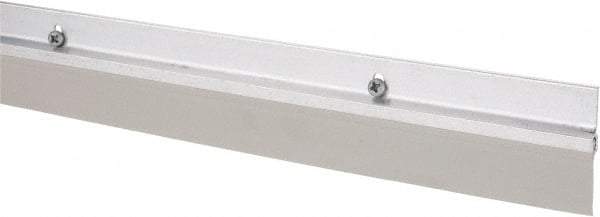 Pemko - Door Bottom Sweep - Vinyl, 1-7/8" High, Mill Finish Aluminum Coated - Industrial Tool & Supply