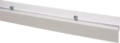 Pemko - Door Bottom Sweep - Vinyl, 1-7/8" High, Mill Finish Aluminum Coated - Industrial Tool & Supply