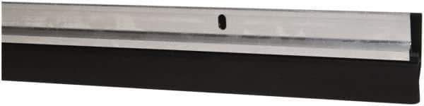 Pemko - Door Bottom Sweep with Triple Seal - Vinyl, 1-3/4" High, Mill Finish Aluminum Coated - Industrial Tool & Supply