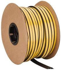 Pemko - 204' Long x 1/2" Wide, Siliconseal Self-Adhesive Weatherstripping - Dark Bronze Finish - Industrial Tool & Supply