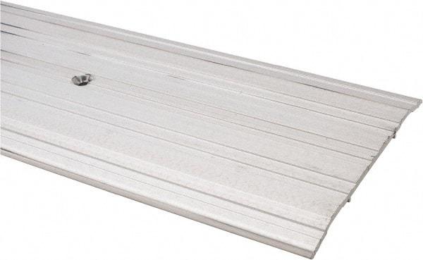 Pemko - 36" Long x 5" Wide x 1/4" High, Saddle Threshold - Mill Finish Aluminum - Industrial Tool & Supply