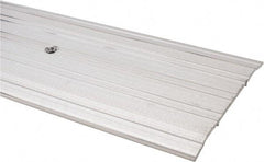 Pemko - 36" Long x 5" Wide x 1/4" High, Saddle Threshold - Mill Finish Aluminum - Industrial Tool & Supply