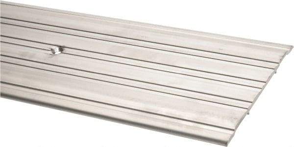 Pemko - 48" Long x 5" Wide x 1/4" High, Saddle Threshold - Mill Finish Aluminum - Industrial Tool & Supply