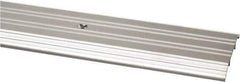 Pemko - 72" Long x 4" Wide x 1/2" High, Saddle Threshold - Mill Finish Aluminum - Industrial Tool & Supply
