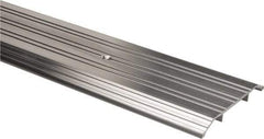 Pemko - 48" Long x 5" Wide x 1/2" High, Saddle Threshold - Mill Finish Aluminum - Industrial Tool & Supply